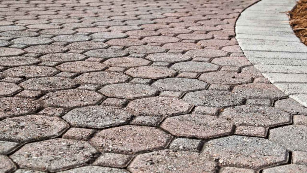 Bluestone paver driveway installation at a Wollongong home